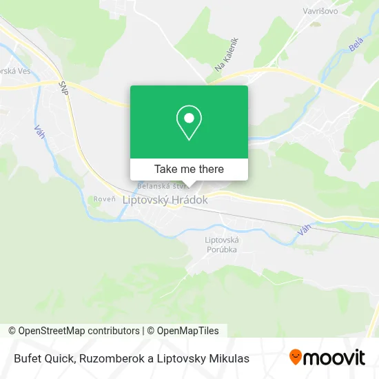 Bufet Quick map