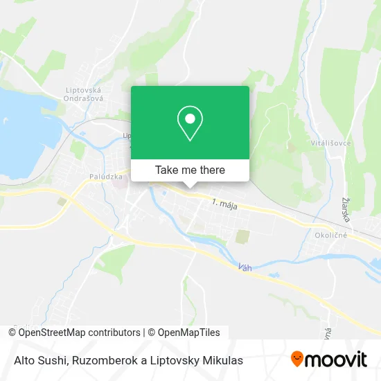 Alto Sushi map