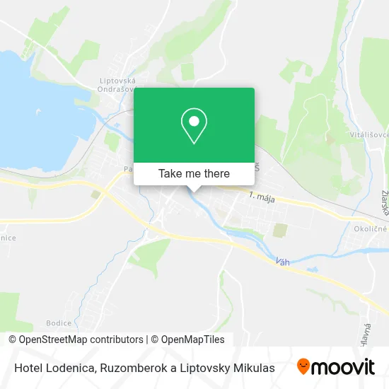 Hotel Lodenica map