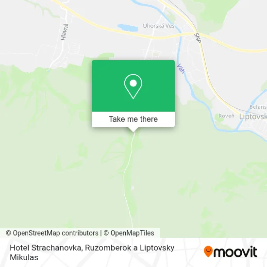 Hotel Strachanovka map