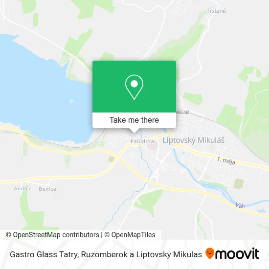 Gastro Glass Tatry map