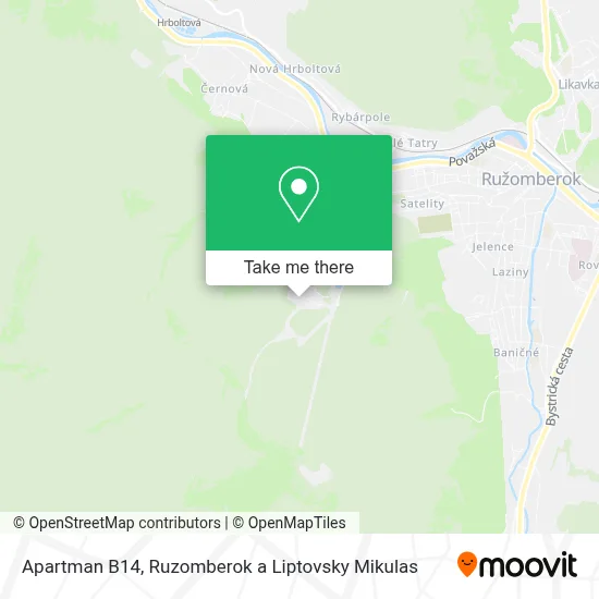 Apartman B14 map