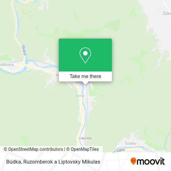 Búdka map