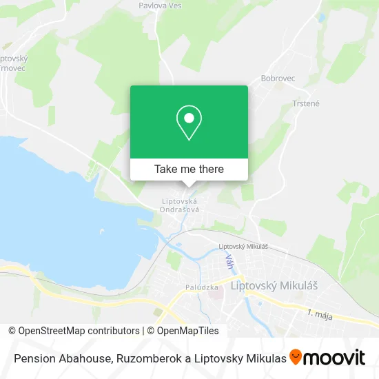 Pension Abahouse map