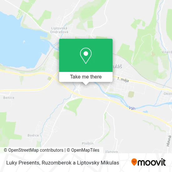 Luky Presents map