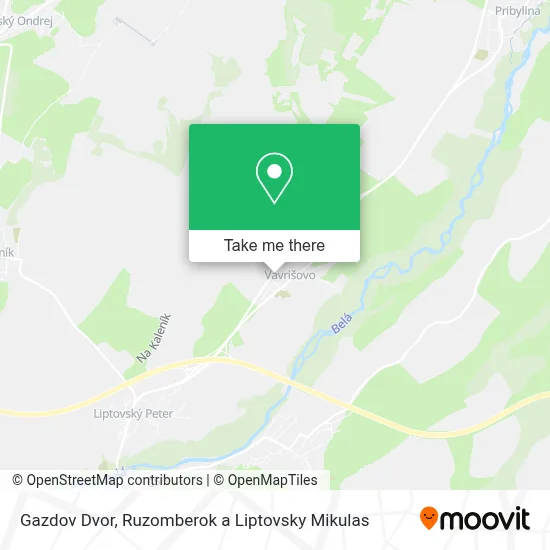 Gazdov Dvor map