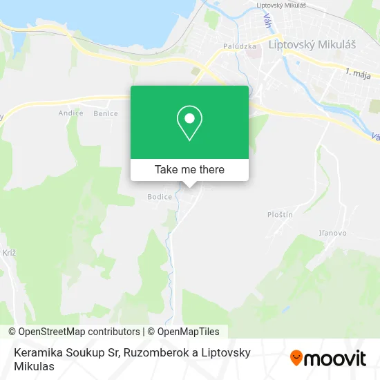 Keramika Soukup Sr map