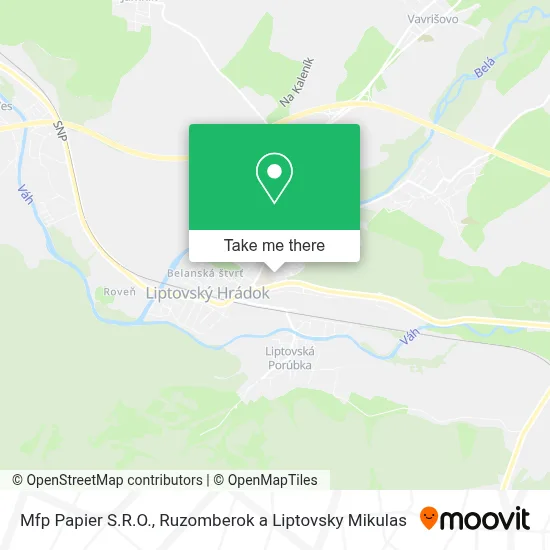 Mfp Papier S.R.O. map