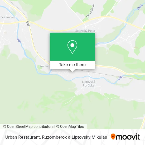 Urban Restaurant map