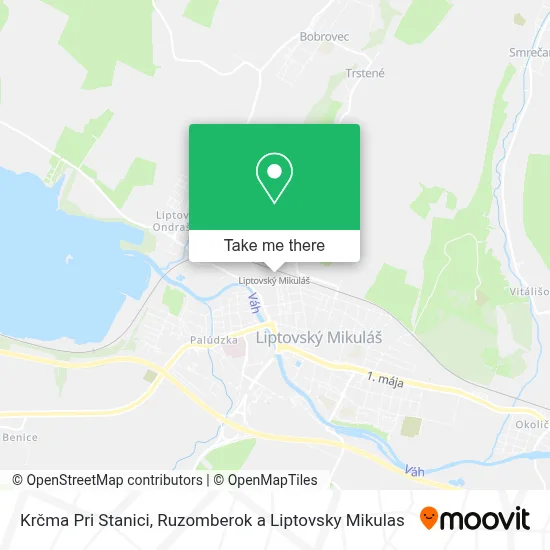 Krčma Pri Stanici map