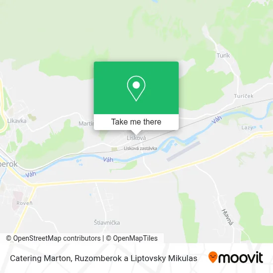 Catering Marton map