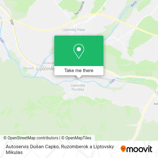 Autoservis Dušan Capko map