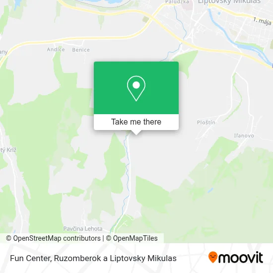 Fun Center map