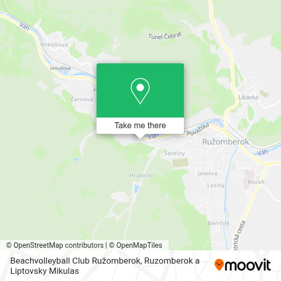 Beachvolleyball Club Ružomberok map