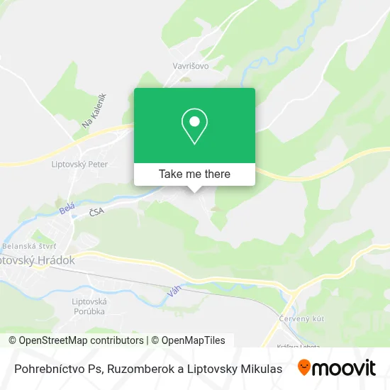 Pohrebníctvo Ps map