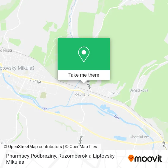 Pharmacy Podbreziny map