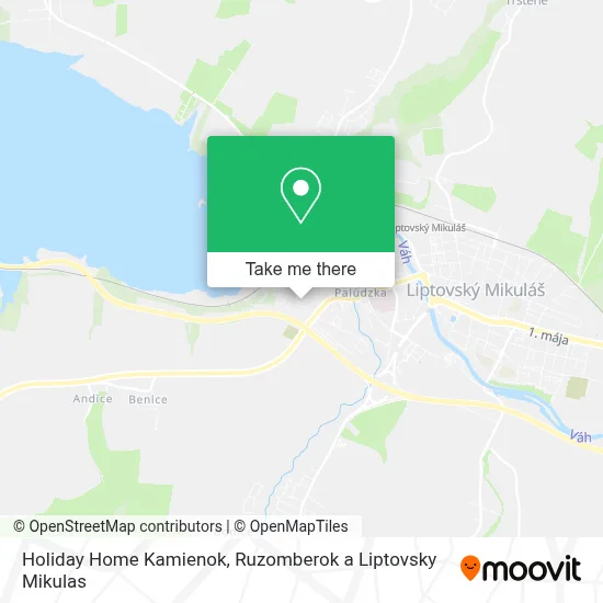 Holiday Home Kamienok map