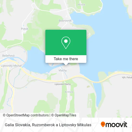 Galia Slovakia map