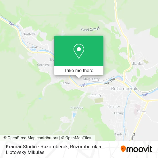 Kramár Studio - Ružomberok map