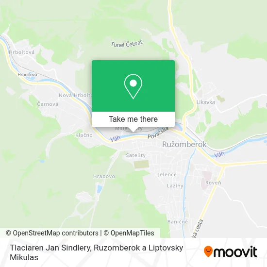 Tlaciaren Jan Sindlery map