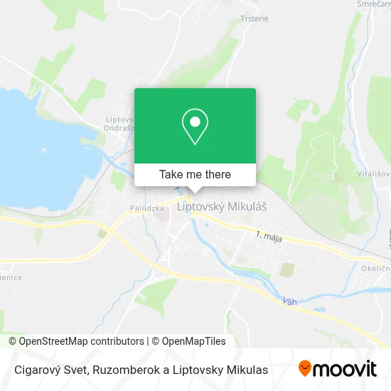 Cigarový Svet map