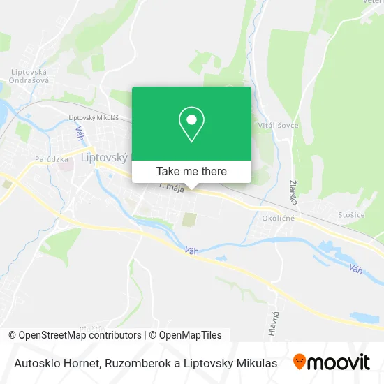 Autosklo Hornet map