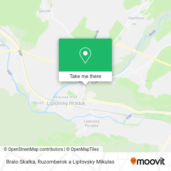 Bralo Skalka map