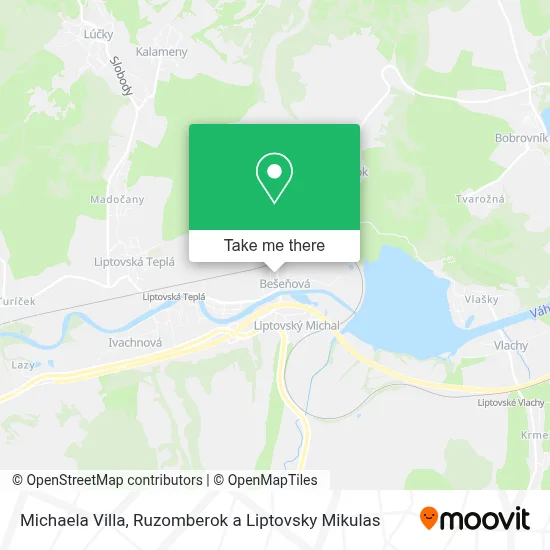 Villa Michaela map