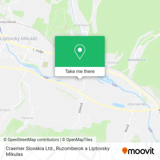 Craemer Slovakia Ltd. map