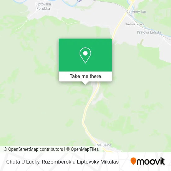 Chata U Lucky map