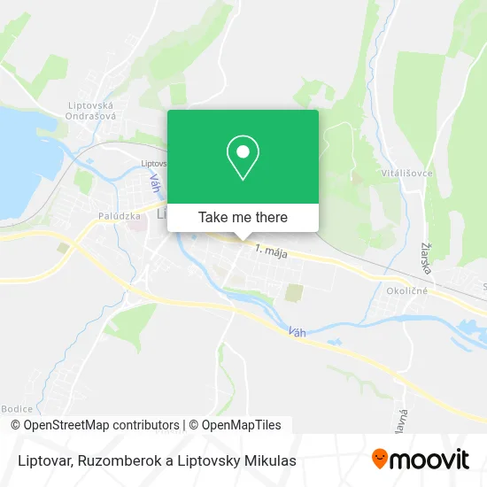 Liptovar map