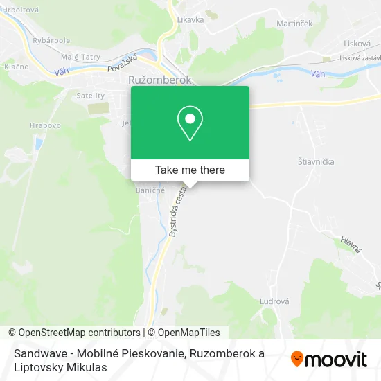 Sandwave - Mobilné Pieskovanie map