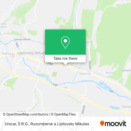 Unicar, S.R.O. map