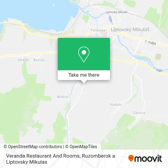 Veranda Restaurant And Rooms map