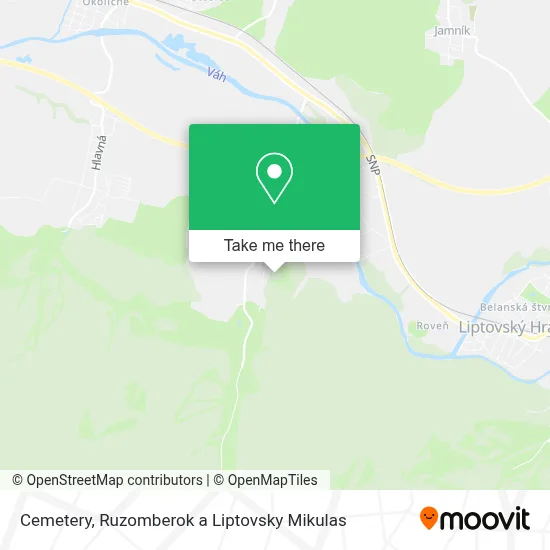 Cintorín map