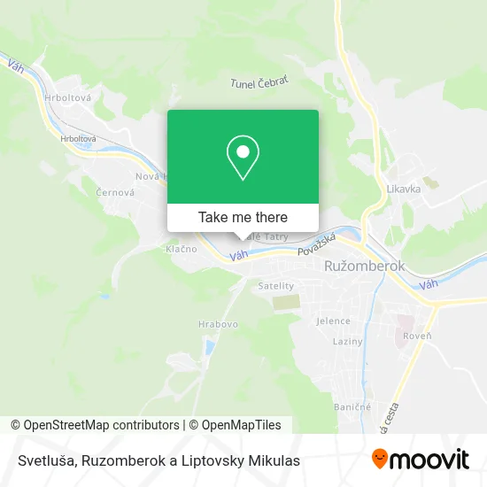 Svetluša map