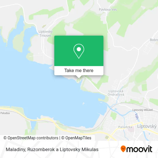 Maladiny map
