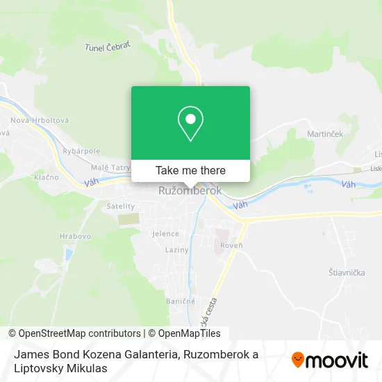 James Bond Kozena Galanteria map