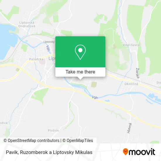 Pavik map