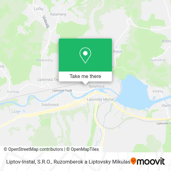 Liptov-Instal, S.R.O. map