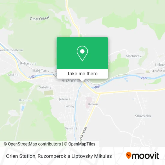 Orlen Station map