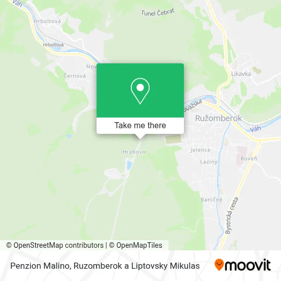 Penzion Malino map