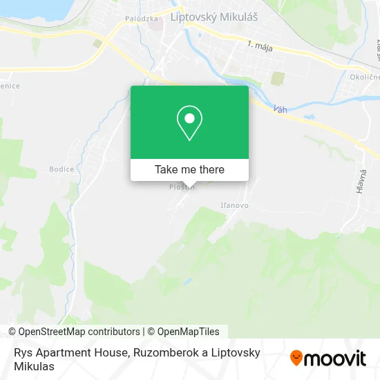 Rys Apartment House map