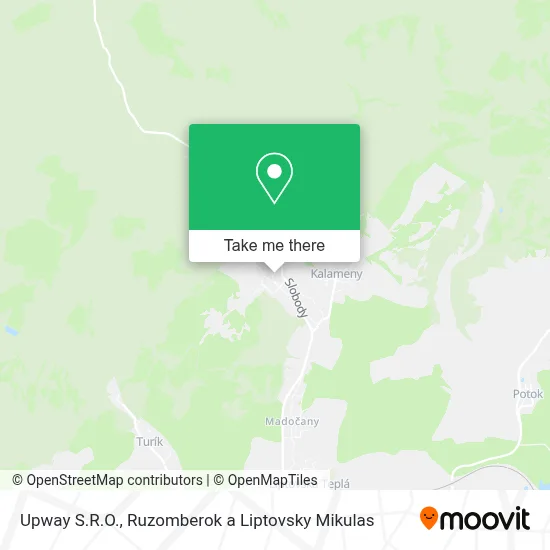 Upway S.R.O. map