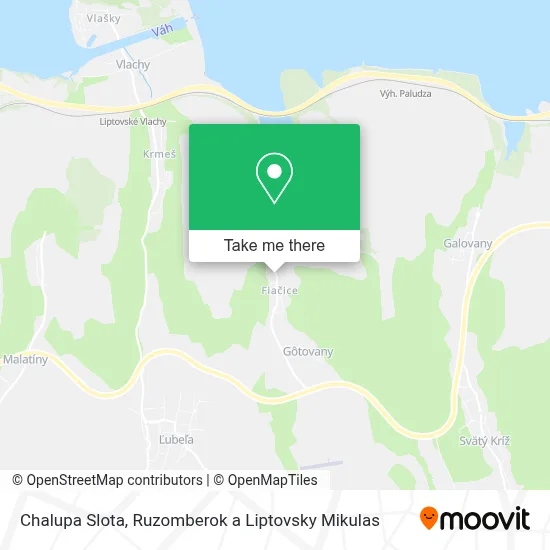 Chalupa Slota map