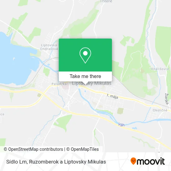 Sídlo Lm map