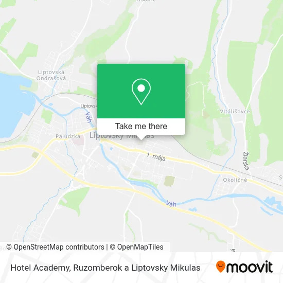 Hotel Academy map