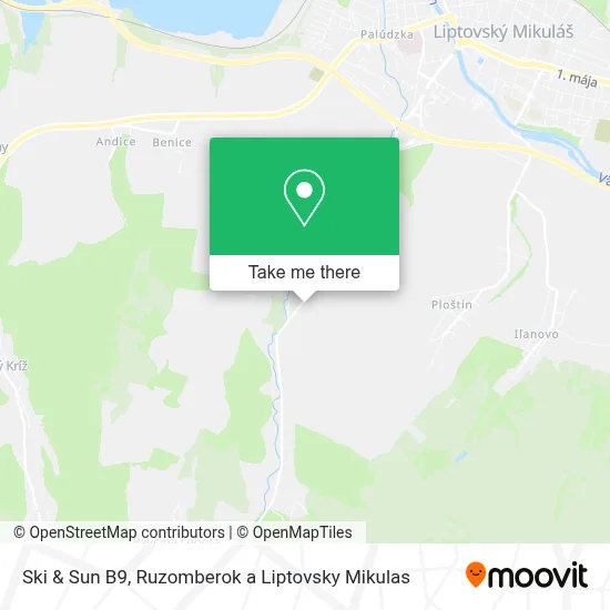 Ski & Sun B9 map