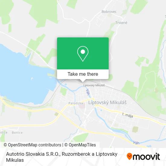 Autotrio Slovakia S.R.O. map