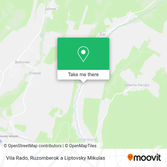 Vila Rado map